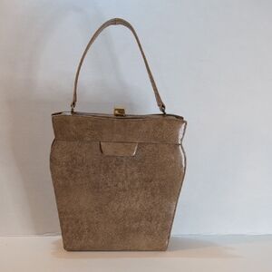 Classic Duette by Lampert Taupe Women's Top-Handle Bag